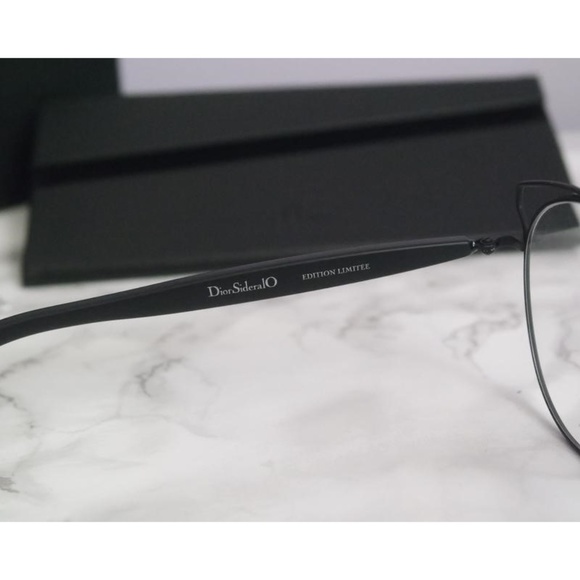 Dior Black (8YC00) Diorsideralo Demo Eyeglasses - Picture 4 of 6